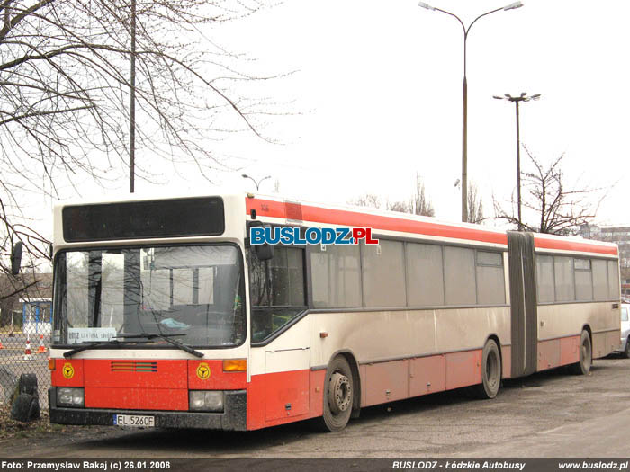 Mercedes-Benz O405GN #EL526CF [-], 26.01.2008r., Baza PKS - ul. Smutna. Foto: Przemysaw Bakaj (c)