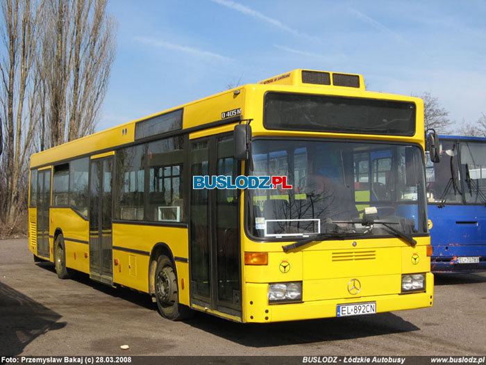 Mercedes-Benz O405N2 #EL892CN [-], 28.03.2008r., baza PKS - ul. Smutna. Foto: Przemysaw Bakaj (c)