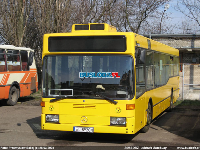 Mercedes-Benz O405N2 #EL892CN [-], 28.03.2008r., baza PKS - ul. Smutna. Foto: Przemysaw Bakaj (c)