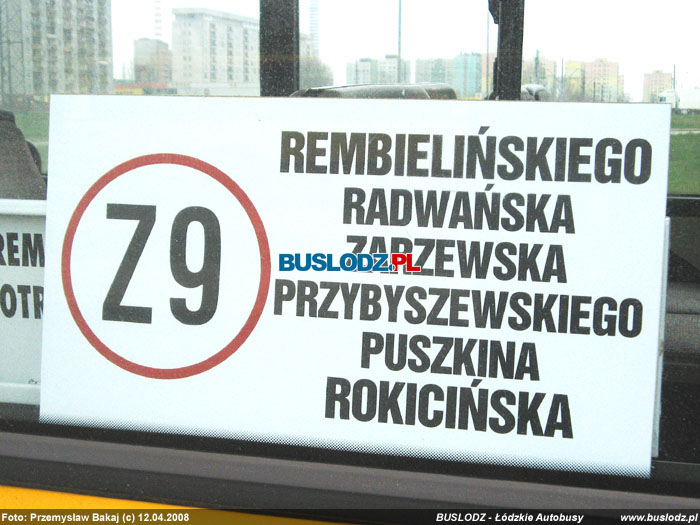 Mercedes-Benz O405N2 #EL892CN [Z9], 12.04.2008r., kracwka - ul. Rokiciska/Puszkina. Foto: Przemysaw Bakaj (c)