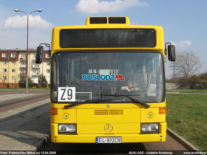 Mercedes-Benz O405N2 #EL892CN [Z9], 13.04.2008r., kracwka - ul. Rokiciska/Puszkina. Foto: Przemysaw Bakaj (c)