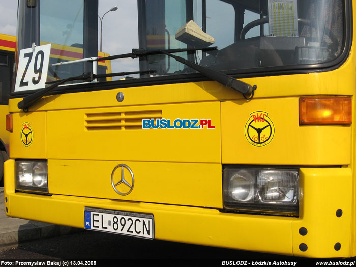 Mercedes-Benz O405N2 #EL892CN [Z9], 13.04.2008r., kracwka - ul. Rokiciska/Puszkina. Foto: Przemysaw Bakaj (c)