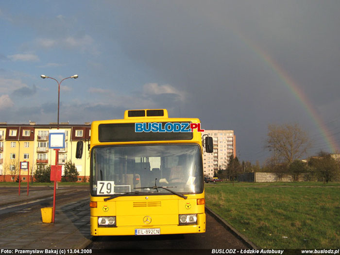 Mercedes-Benz O405N2 #EL892CN [Z9], 13.04.2008r., kracwka - ul. Rokiciska/Puszkina. Foto: Przemysaw Bakaj (c)