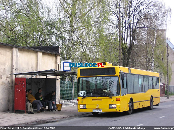 Mercedes-Benz O405N2 #EL892CN [Z9], 16.04.2008r., kracwka - ul. Rembieliskiego/ Inynierska. Foto: Krzystof P. Kapuciarek (c)