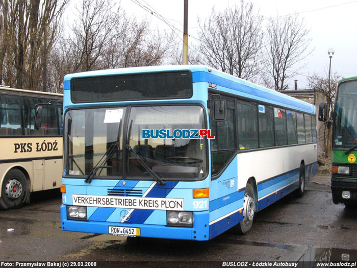 Mercedes-Benz O405N #EL948CU [-], 29.03.2008r., baza PKS - ul. Smutna. Foto: Przemysaw Bakaj (c)