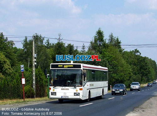 Mercedes Benz O407 #EL96019, w dniu 8.07.2006r. Rbie, ul. Aleksandrowska. Foto: Tomasz Konieczny (c)