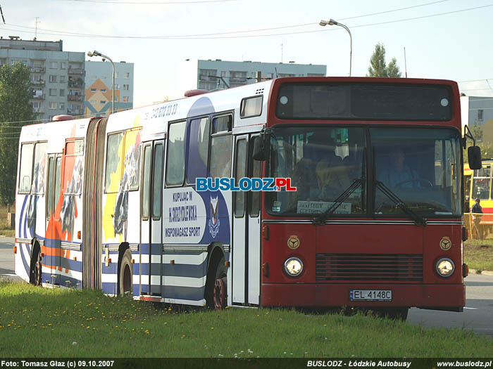 Volvo B10MA #EL4148C [JUSTYNW-CENTRAL], 09.10.2007r. ul. Rokiciska. Foto: Tomasz Gaz (c)