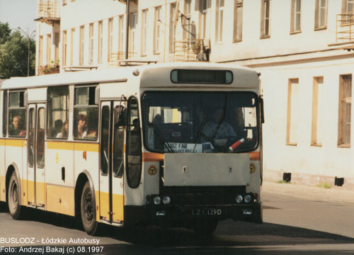 Ikarus-Zemun IK160P #LZI129D, 08.1997. ul. Skadowa. Foto: Andrzej Bakaj (c)