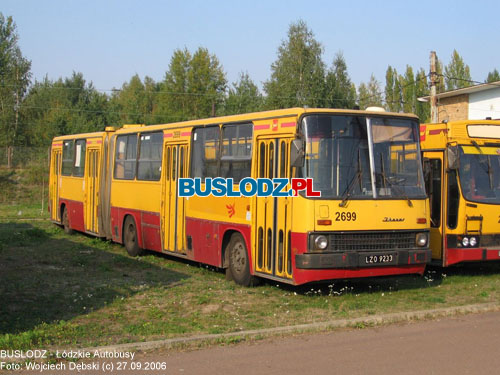 Ikarus 280.26 #2699, 27.09.2006r. Teren zajezdni tramwajowej, ul. Telefoniczna. Foto: Wojciech Dbski (c)