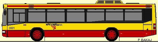 rys. Volvo 7000 strona lewa