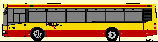 rys. Volvo 7000 strona lewa