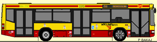 rys. Volvo 7000 strona prawa