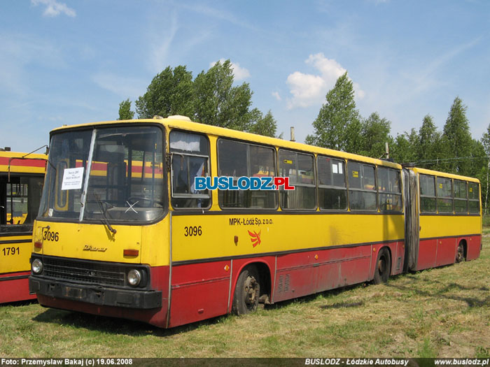 Ikarus 280.26 #3096'' [-], 19.06.2008r., Zajezdnia - ul. Telefoniczna. Foto: Przemysaw Bakaj (c)