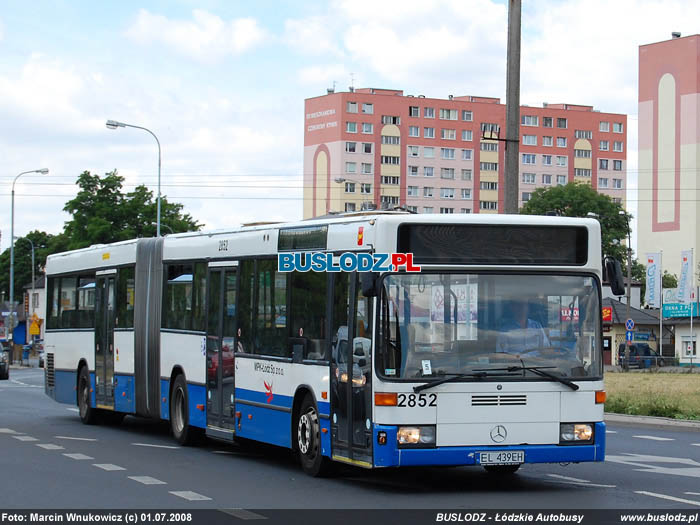 Mercedes-Benz O405GN2 #2852 [-], 01.07.2008r., ul. Rondo Insurekcji Kociuszkowskiej. Foto: Marcin Wnukowicz(c)