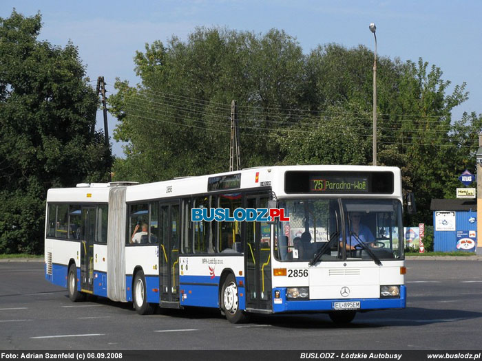 Mercedes-Benz O405GN2 #2856 [75], 06.09.2008r., ul. Trybunalska/ Paradna. Foto: Adrian Szenfeld (c)