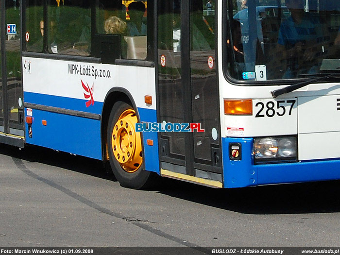 Mercedes-Benz O405GN2 #2857 [52], 01.09.2008r., ul. Paderewskiego/ Karpacka. Foto: Marcin Wnukowicz (c)