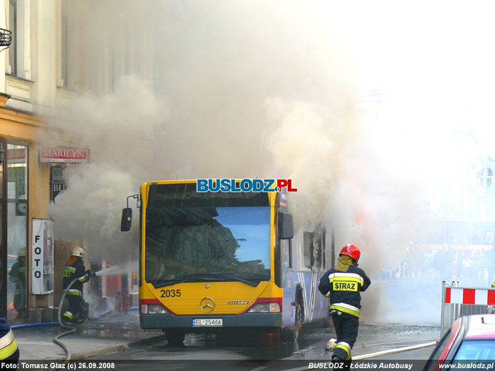 Mercedes-Benz O530 Citaro #2035 [86], 26.09.2008r., ul. Prchnika/ Piotrkowska. Foto: Tomasz Gaz (c)