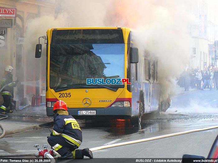 Mercedes-Benz O530 Citaro #2035 [86], 26.09.2008r., ul. Prchnika/ Piotrkowska. Foto: Tomasz Gaz (c)