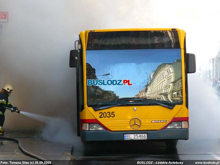 Mercedes-Benz O530 Citaro #2035 [86], 26.09.2008r., ul. Prchnika/ Piotrkowska. Foto: Tomasz Gaz (c)