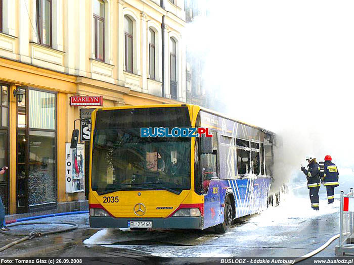 Mercedes-Benz O530 Citaro #2035 [86], 26.09.2008r., ul. Prchnika/ Piotrkowska. Foto: Tomasz Gaz (c)