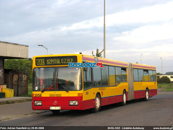 Mercedes-Benz O405GN2 #2858 [70A], 29.09.2008r., Kracwka C.Z.M.P. Foto: Adrian Szenfeld (c)