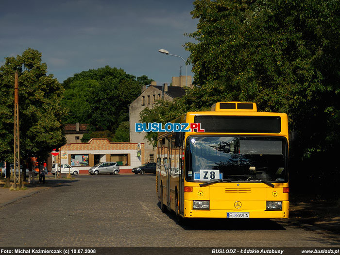 Mercedes-Benz O405N2 #EL892CN [Z8], 10.07.2008r., kracwka Plac Niepodlegoci. Foto: Micha Kamierczak (c)