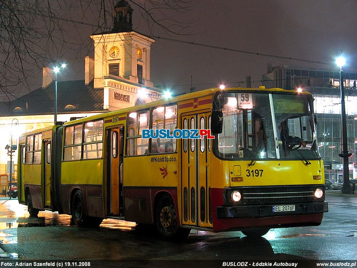 Ikarus 280.58 [59], 19.11.2008r., Plac Wolnoci. Foto: Adrian Szenfeld (c)