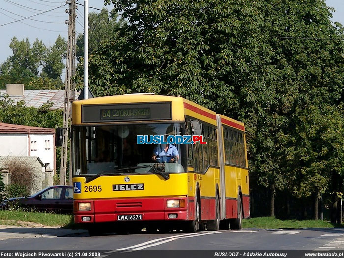 Jelcz M181MB2 #2695 [64], 21.08.2008r., ul. Janosika. Foto: Wojciech Piwowarski (c)